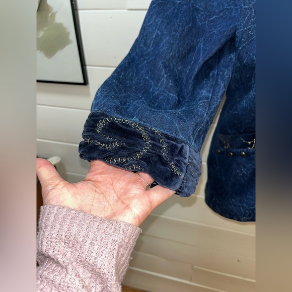 CARRELI Vintage Embellished Cotton Jacket – Size M - Picture 9 of 11